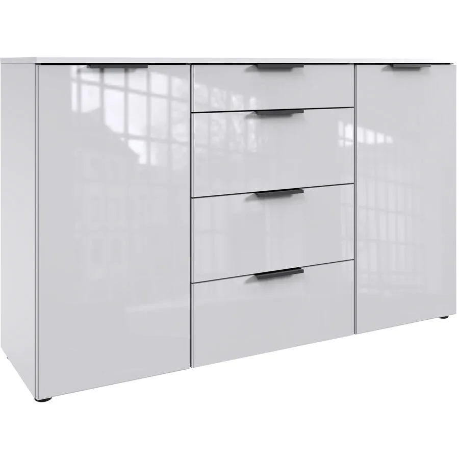 Kommode Sanko Weiss Holzwerkstoff 135 cm 41 cm