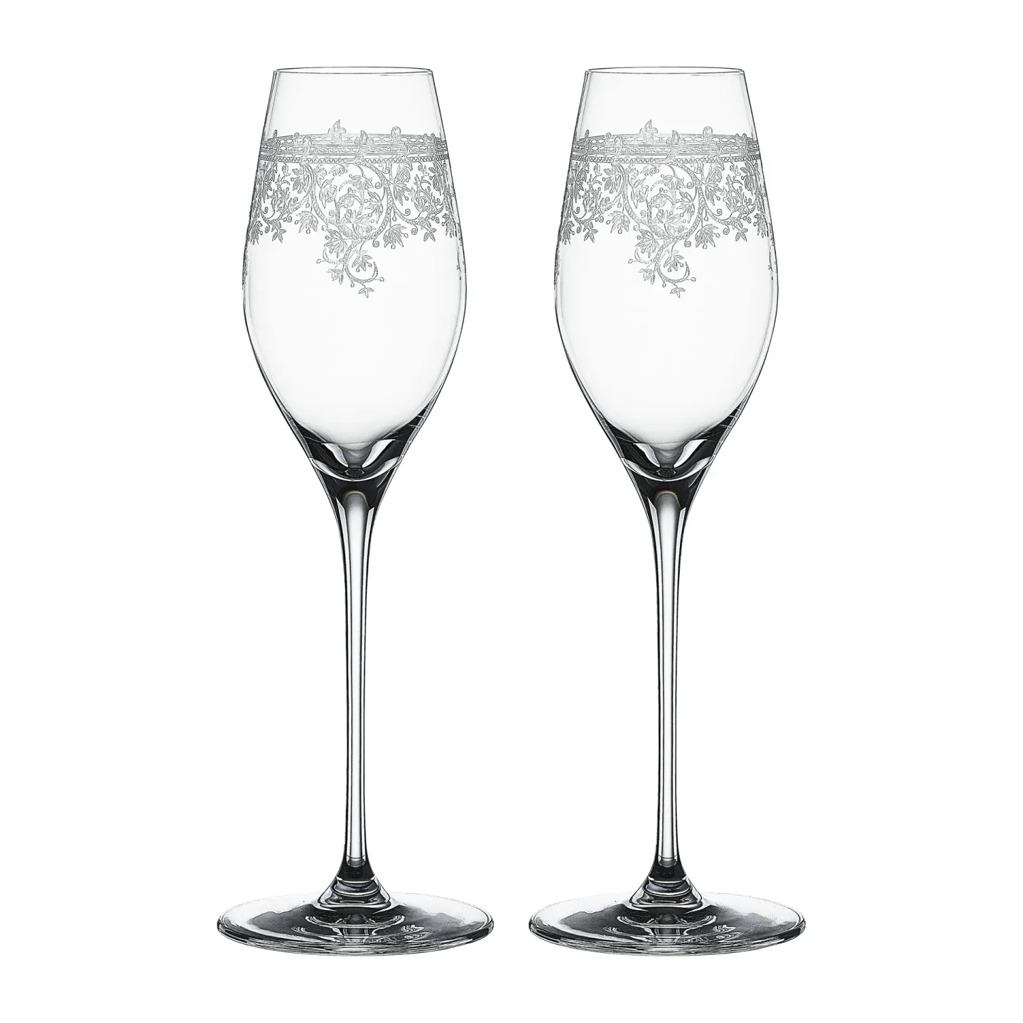 Spiegelau Arabesque Champagnerglas 30 cl 2er-Pack Klar