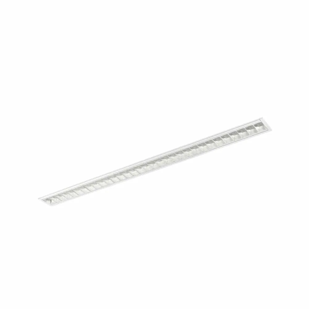Sylvania Rana Linear Recessed 3000lm 3000K Louvre+Prismatic