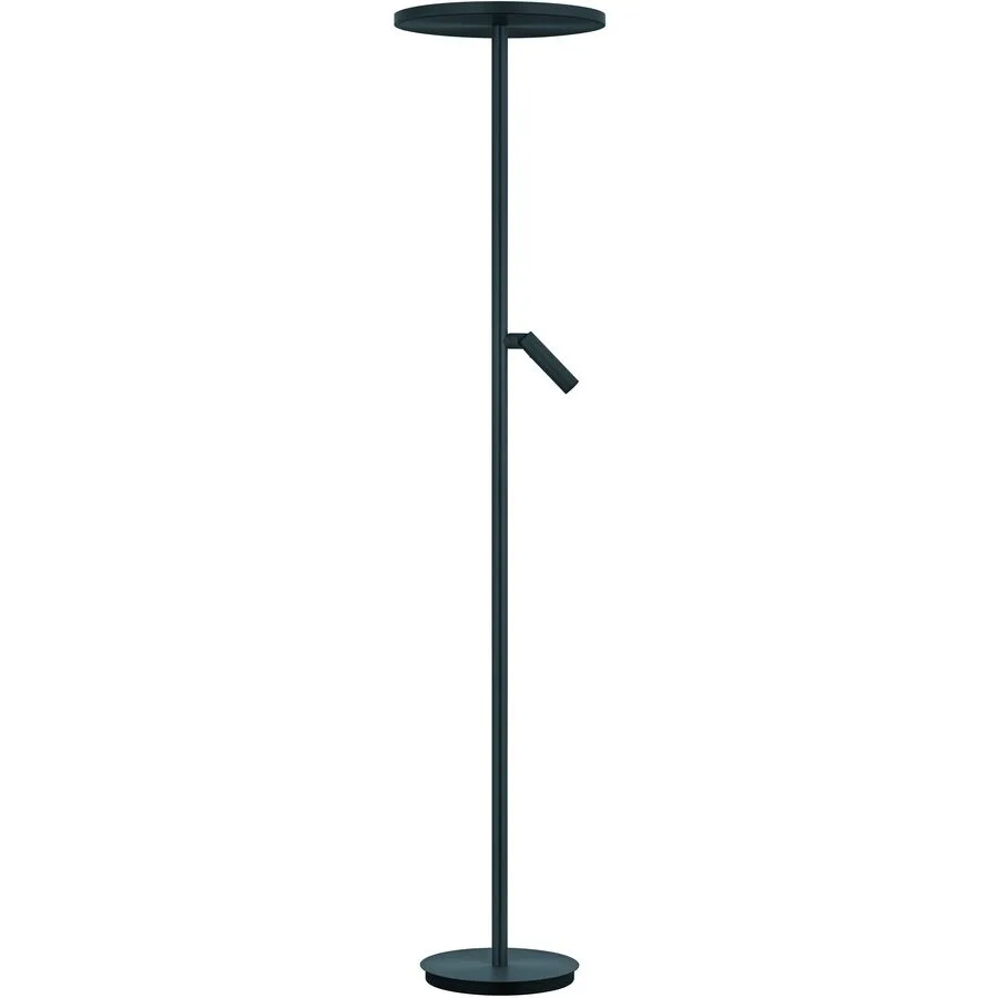 Designer-Stehlampe Bankamp Sky anthrazit dimmbar H 190 cm - Farbe: anthrazit matt eloxiert - LED - Lichtfarbe: Extra warmweiss - Material: