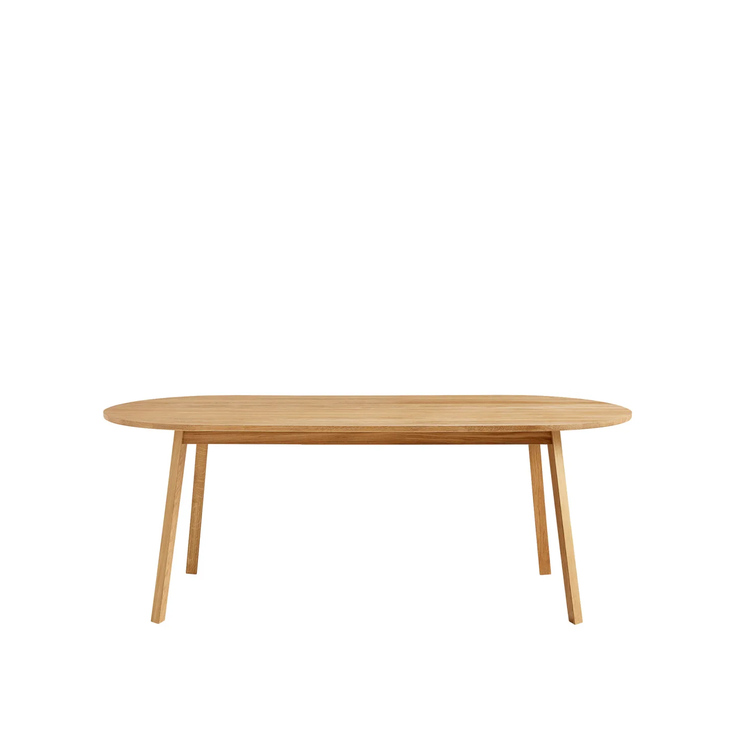 HAY - Triangle Leg Table - Oiled Oak - 200x85 cm - Matbord - Simon Jones Studio - Träfärgad - Trä