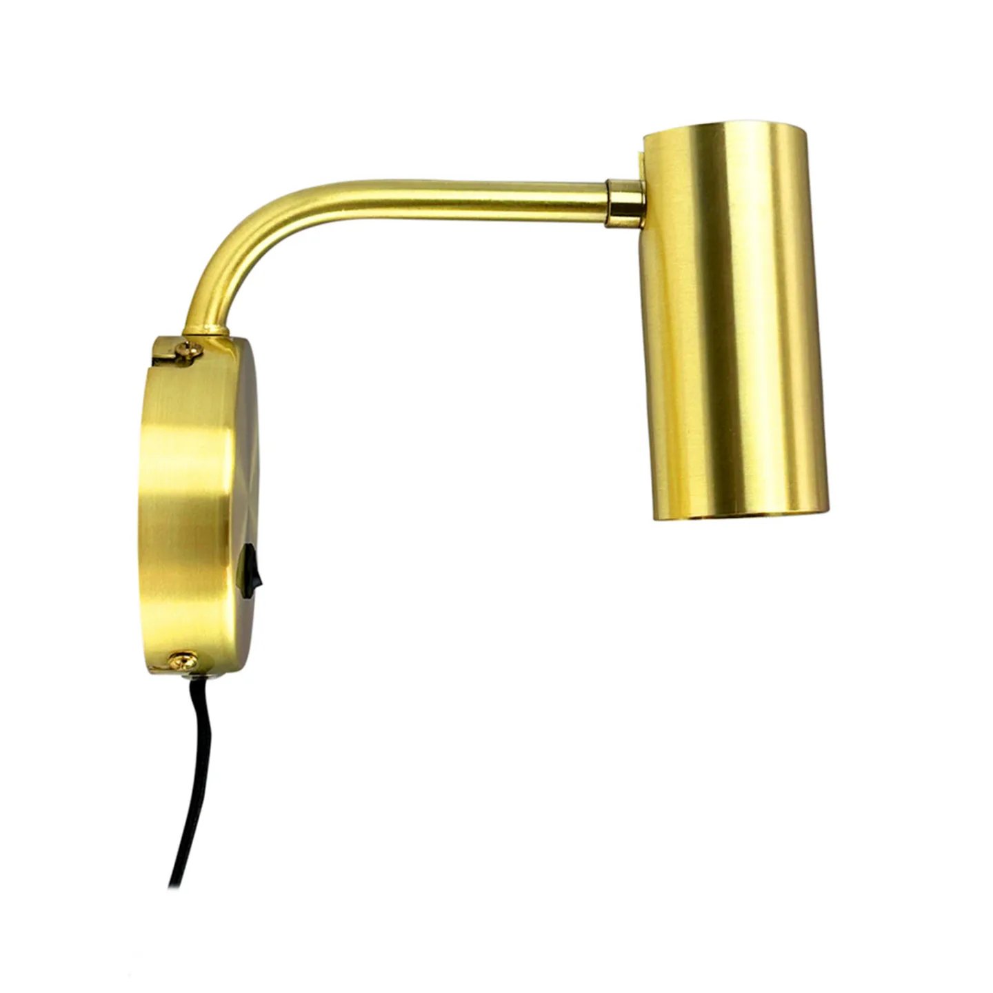 Skagerrak Wandlampe, messing, Ausladung 20cm - Dyberg Larsen - Wohnzimmer - Modern - Metall - Einflammig
