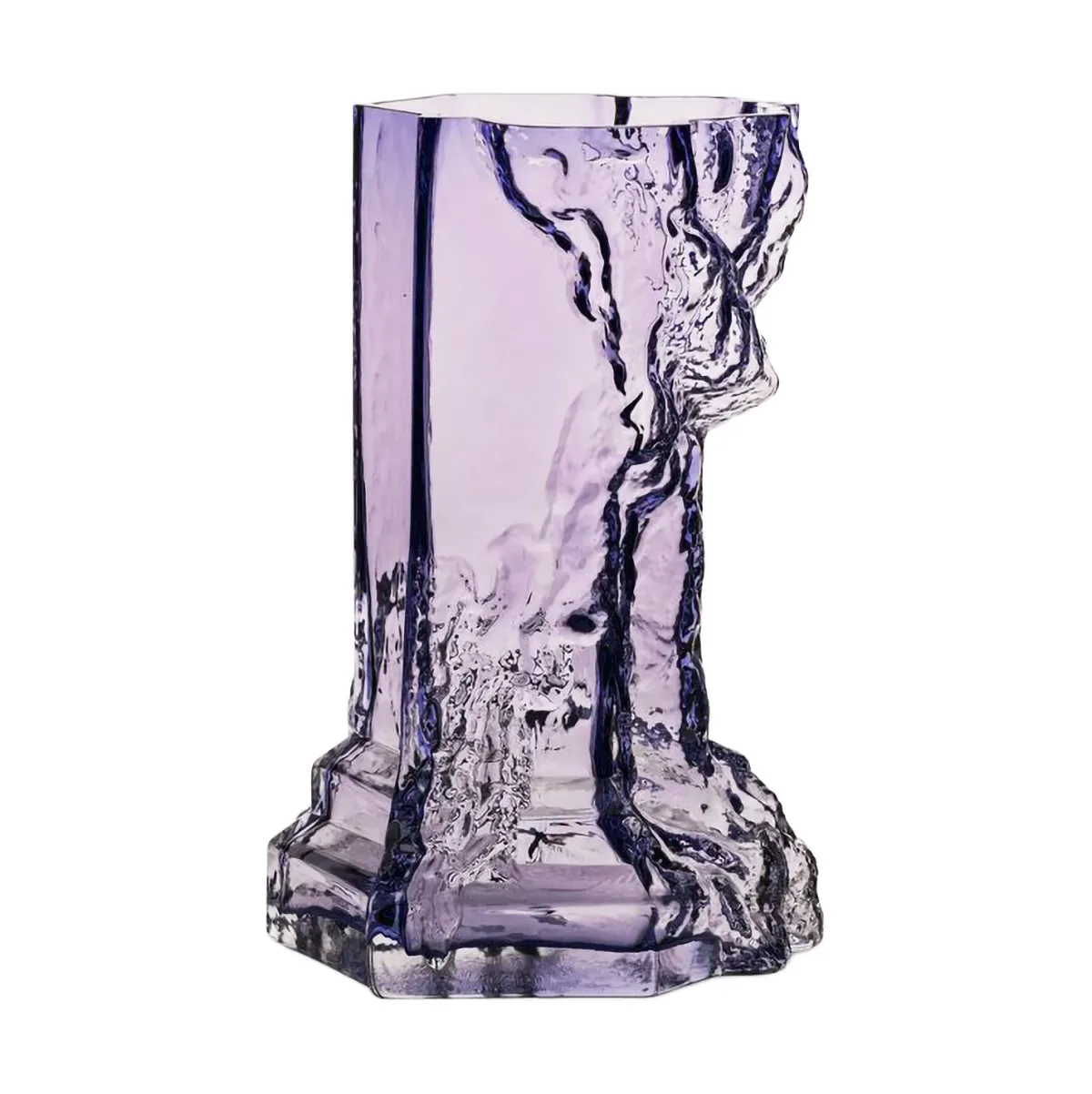 Kosta Boda Rocky Baroque Vase 25 cm Violett