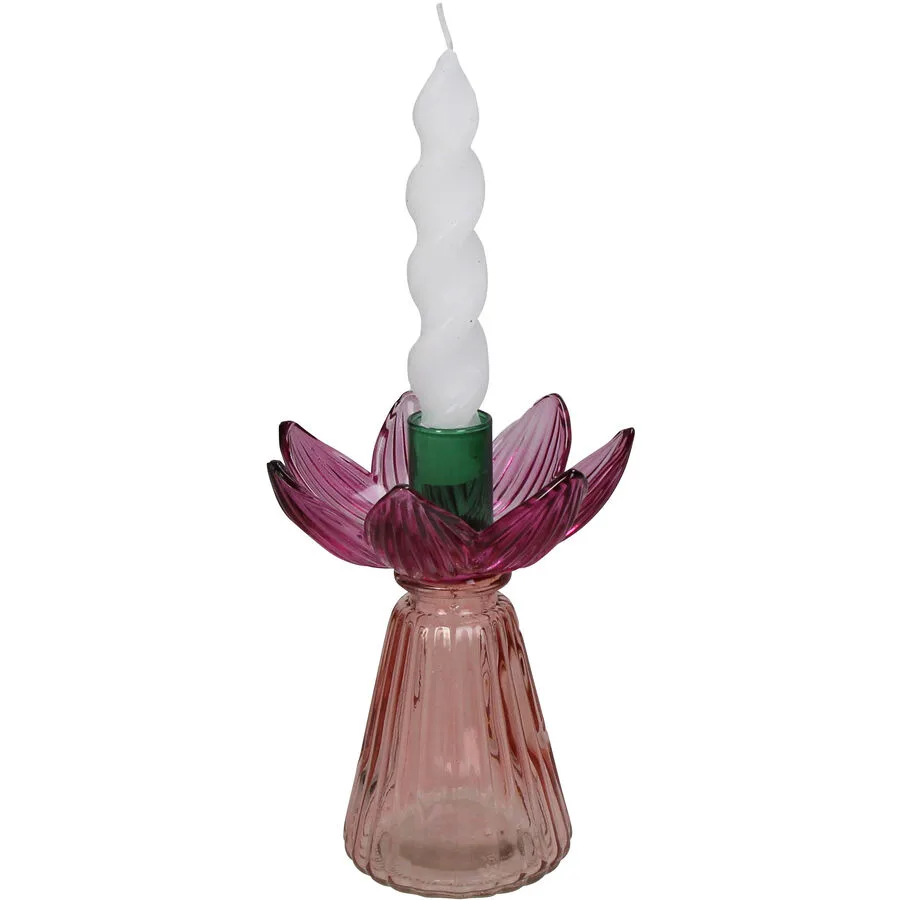 Kerzenständer Modern Bohemian diverse Glas H 14 cm 1