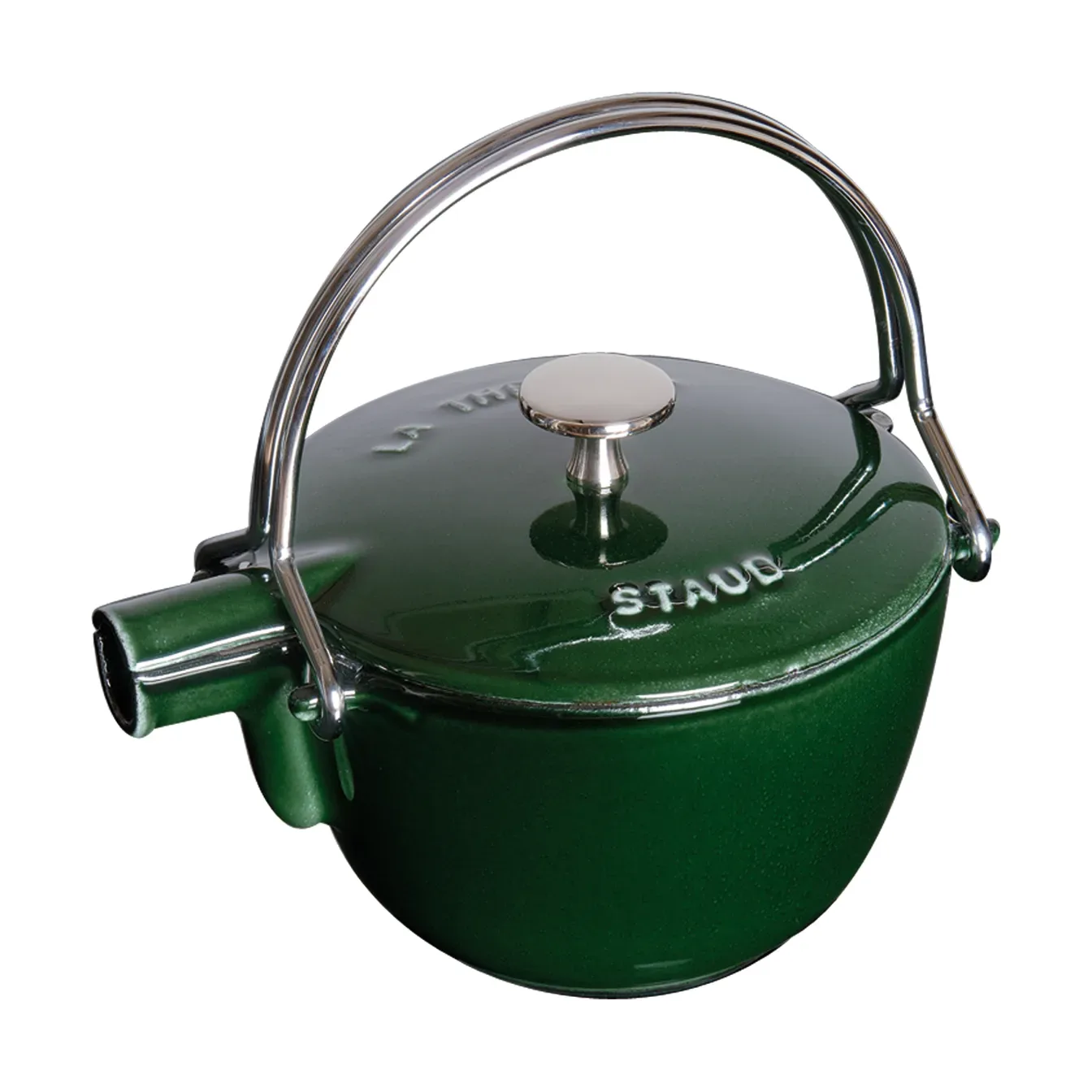 STAUB Staub Teekanne Gusseisen rund 1,15 L Basilikumgrün