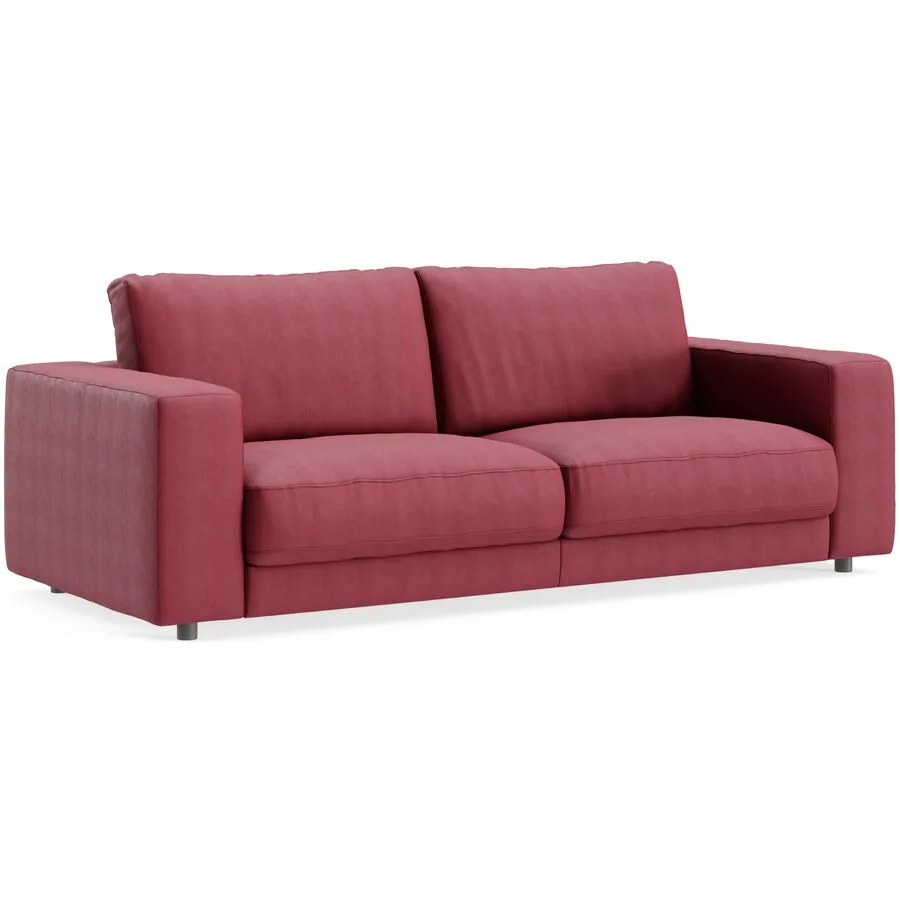 Sofa Ava Bezug: 100% Polyester red B 230 T 107 cm - Möbel Konfigurator: Traummöbel individuell zusammenstellen