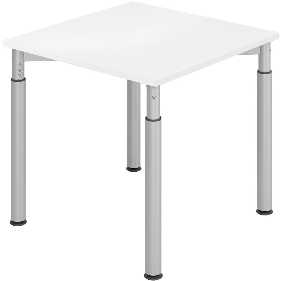 Schreibtisch Office Weiss Holz 80 cm - Material: Holzwerkstoff