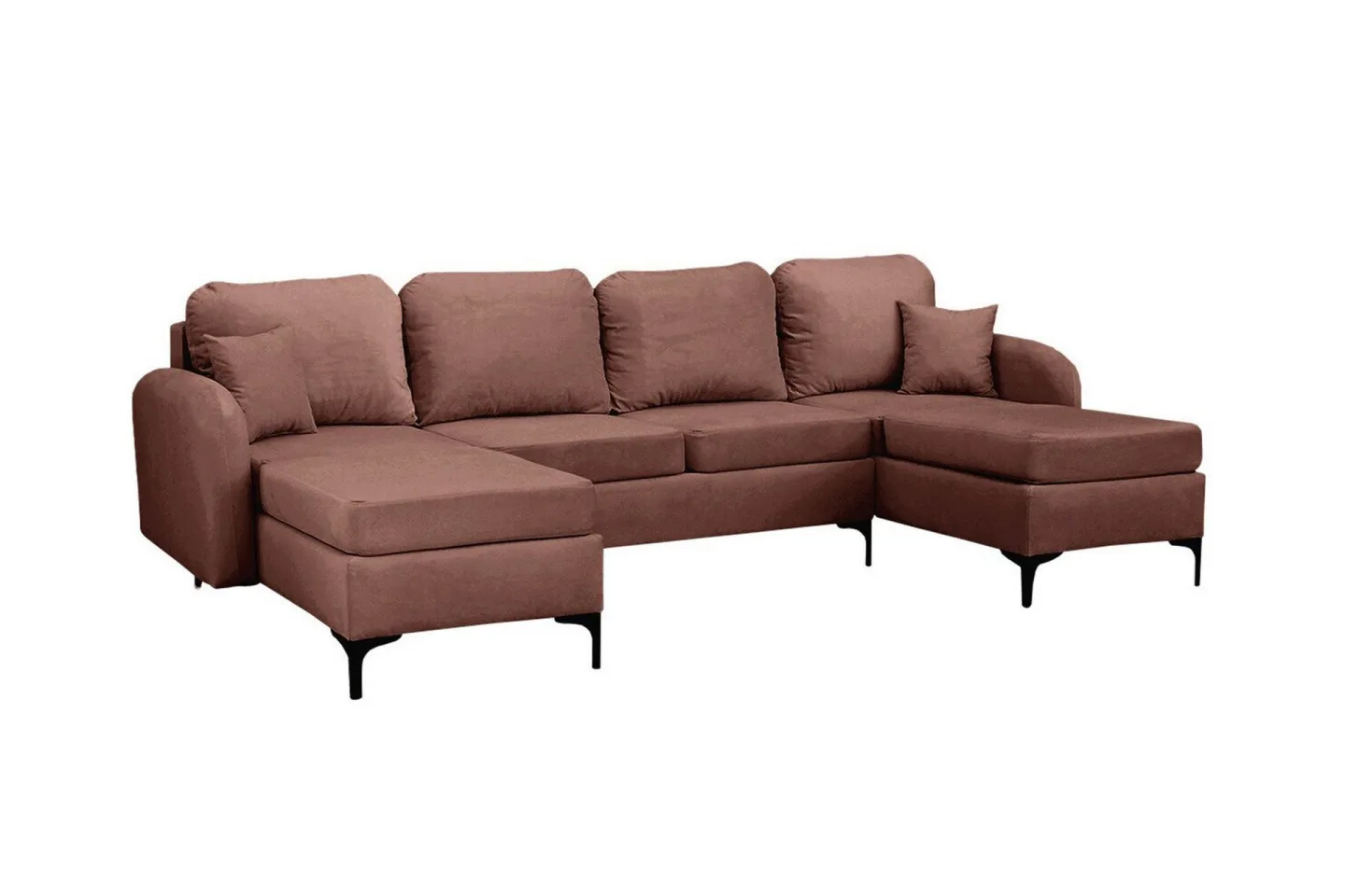Knocklong 4-sits Hörnbäddsoffa Brown -
