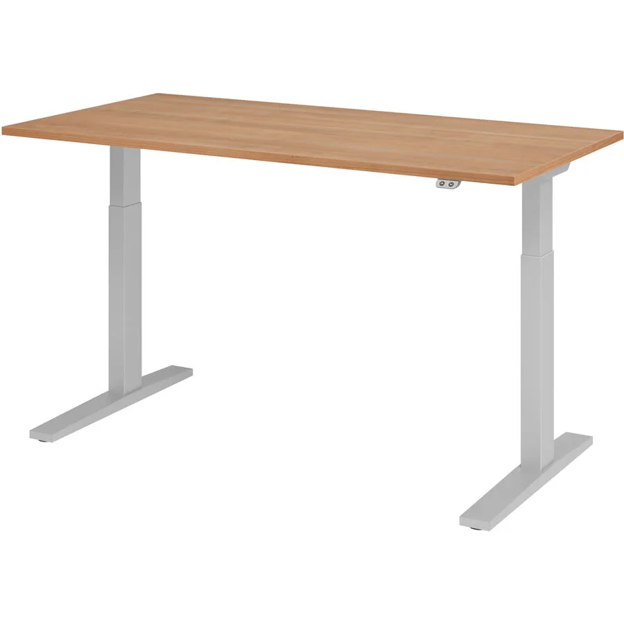 Schreibtisch Office nussbaum Holzwerkstoff B 160 T 80 cm