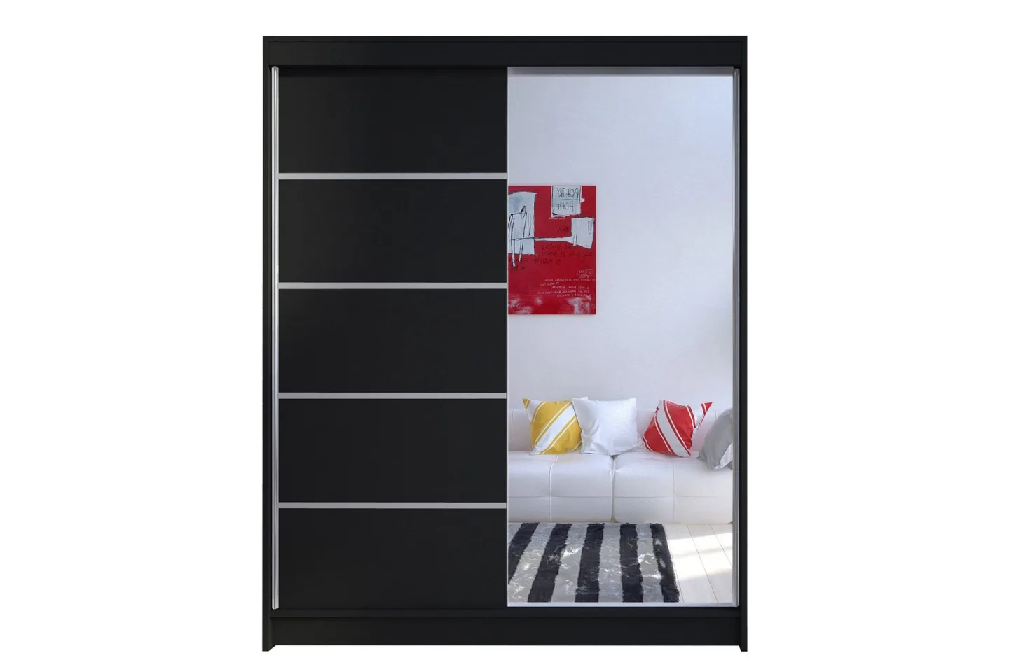 Camino Garderob 58x150 cm - Svart