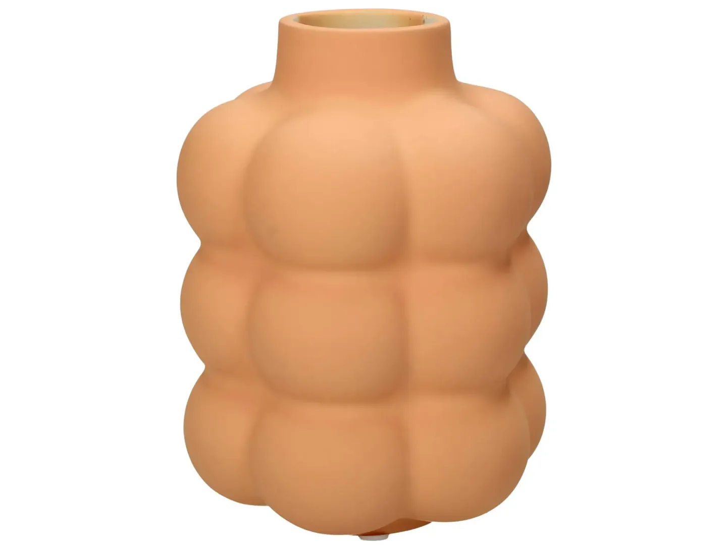 Kersten Vase Peach Matt H: 17 cm | Schubiger Möbel