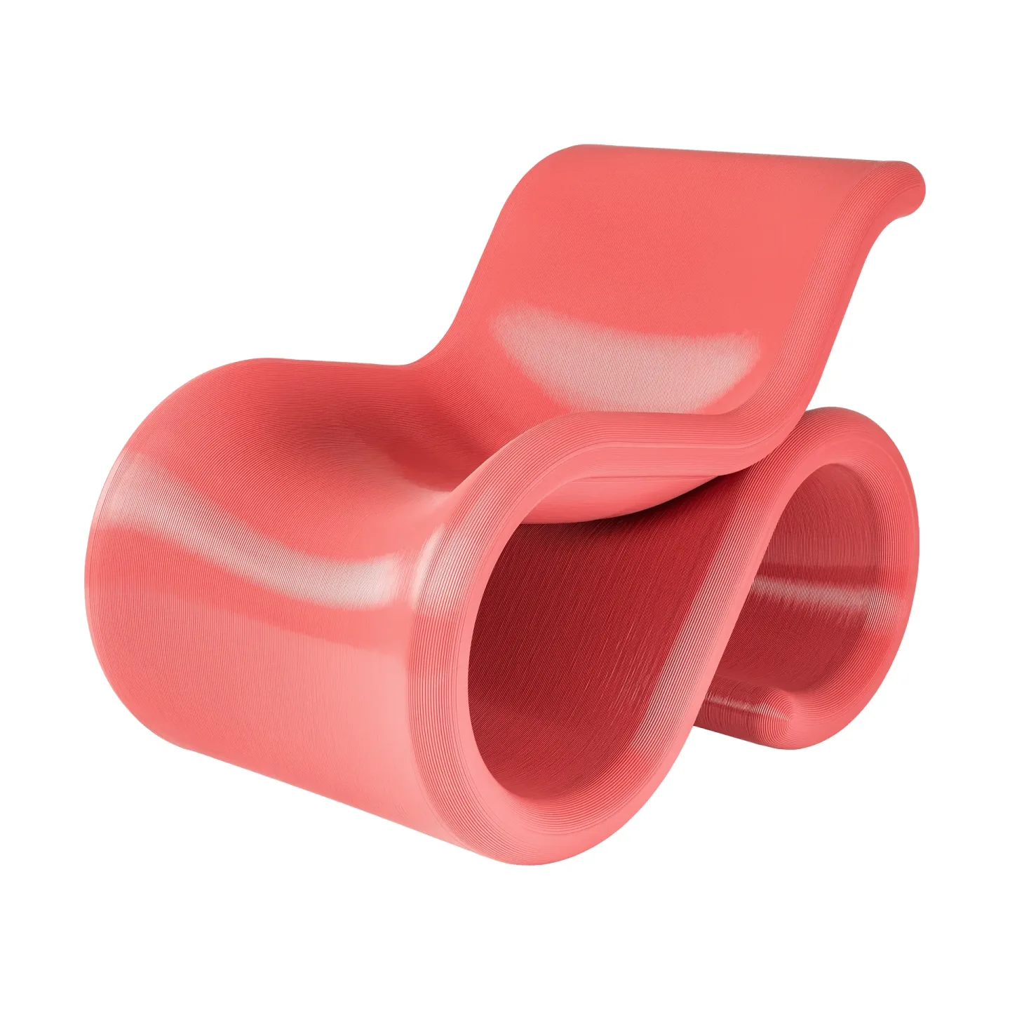 Crème Atelier Éclair chair Loungesessel Bubblegum