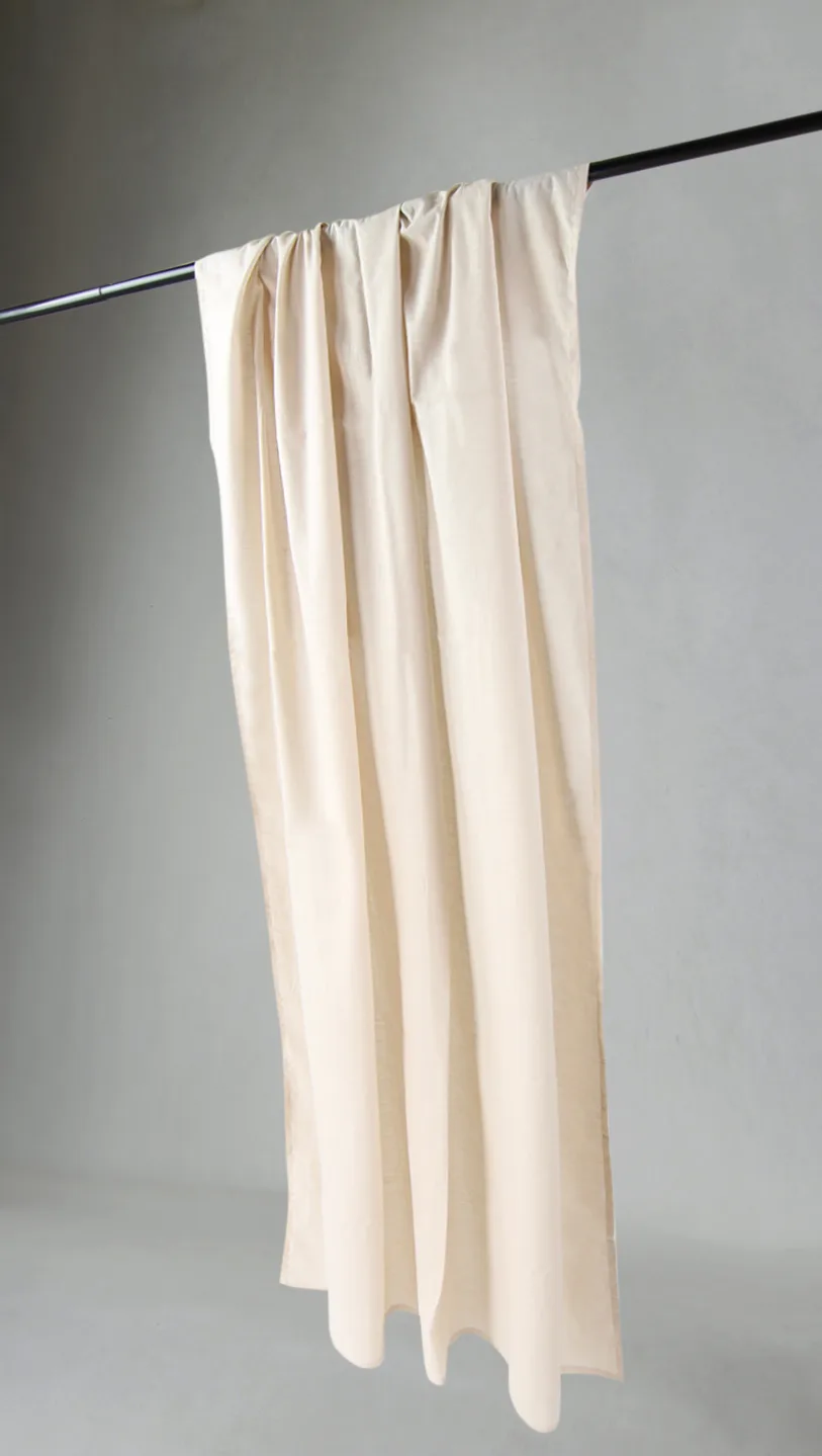 Gardiner - Bomullsgardin Adriana (beige) (Størrelse: 140 x 250 cm)