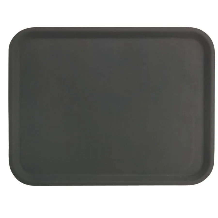 Tablett Piazza Schwarz Kunststoff 32.5 cm 26.5 cm