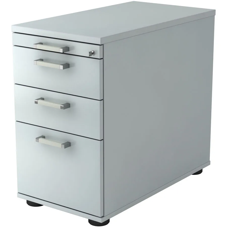 Standcontainer Office grau Holzwerkstoff B 42.8 H 76 cm