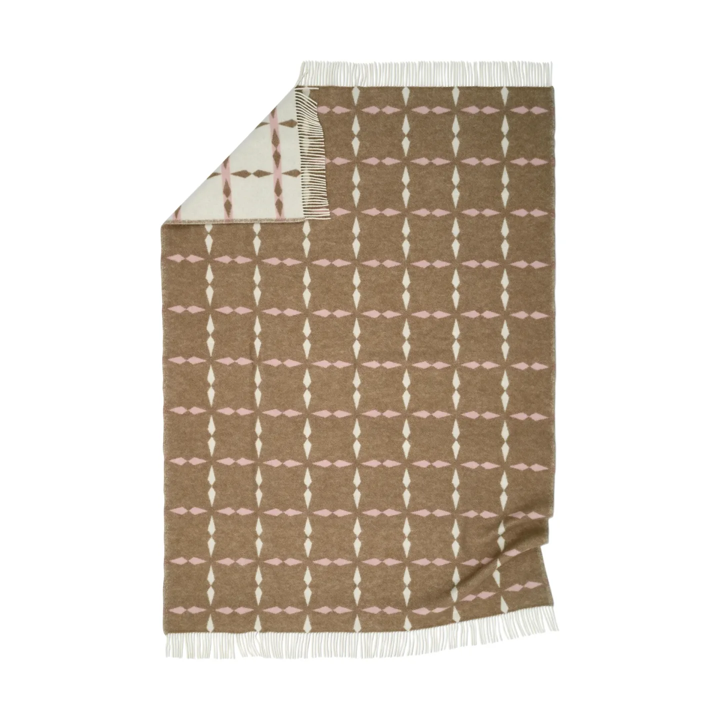 Pläd tile rosa