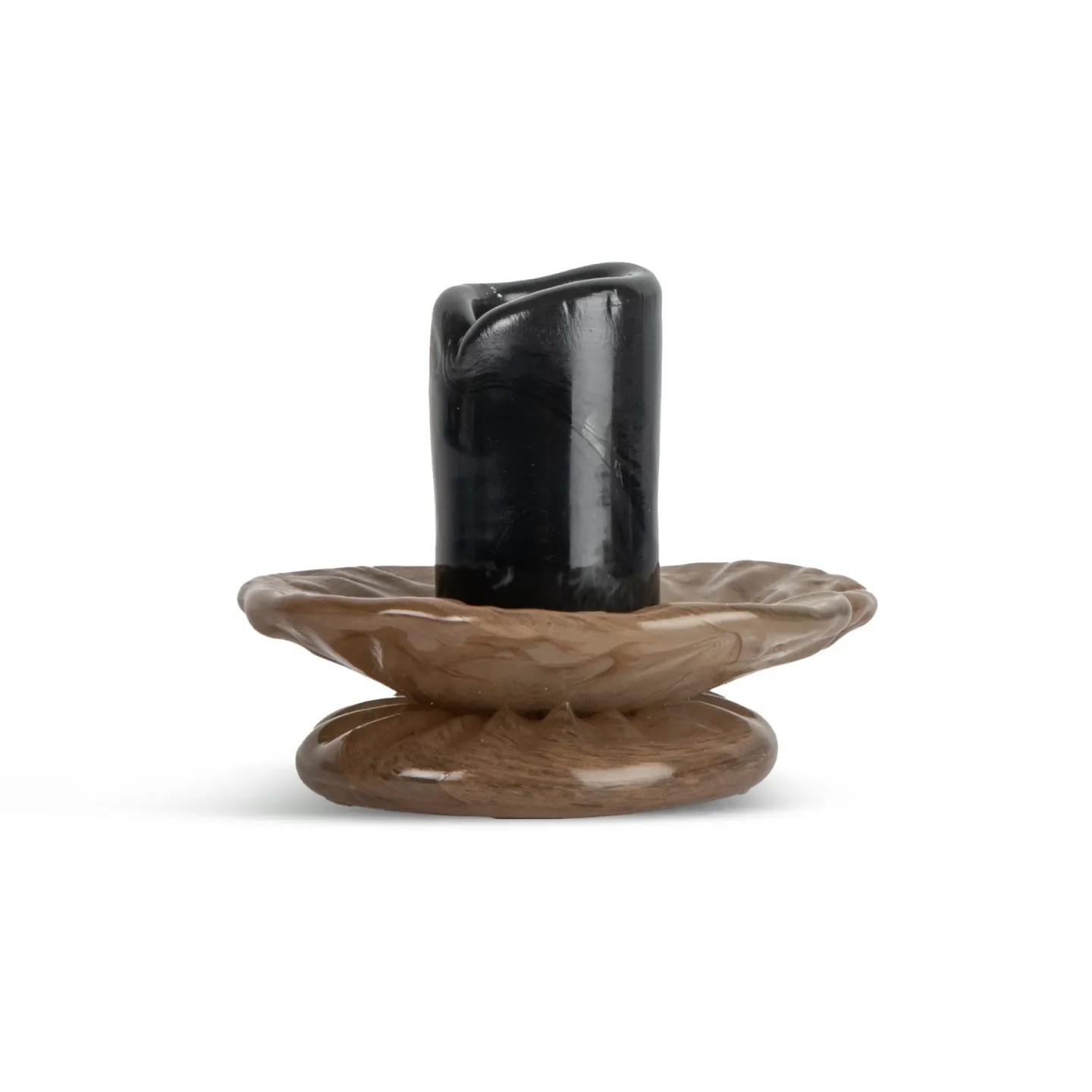 Byon Lara Kerzenhalter XS 9 cm Schwarz-beige