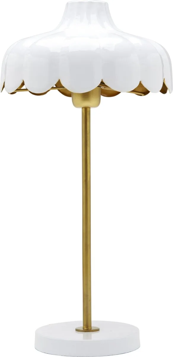 PR Home - Wells 50cm - Bordslampa - Vit