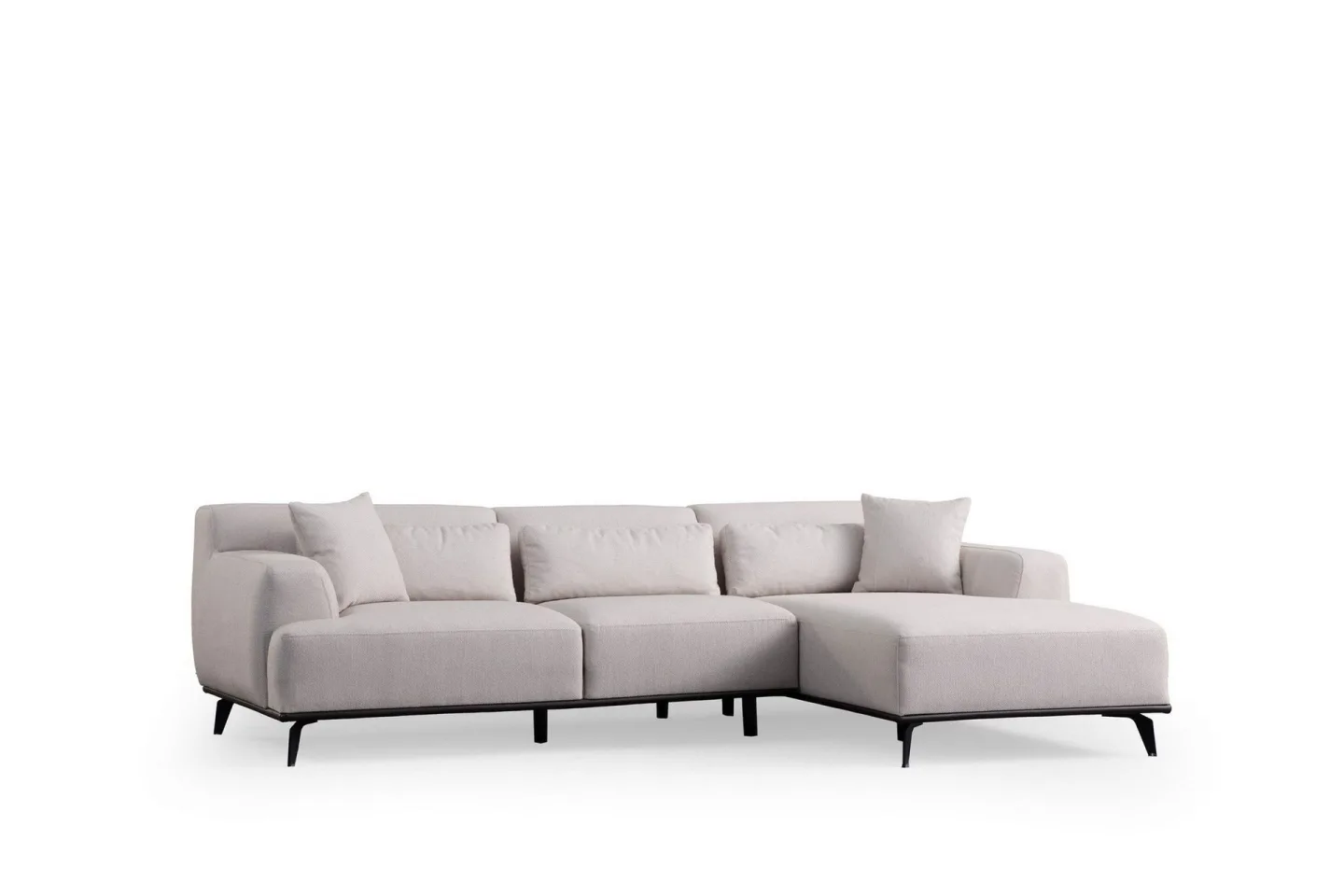 Jaguar 4-sits Soffa med Divan - Vit