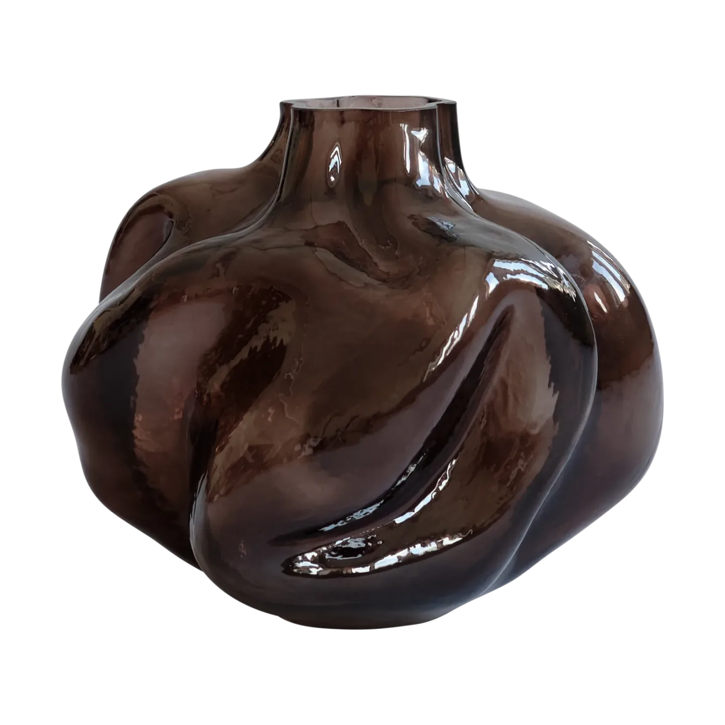 101 Copenhagen Wabi Medio Vase 28 cm Smoked forest