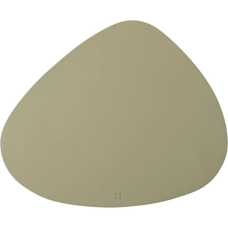 Tischset Ambiente olive PVC Eigene Form B 45 cm