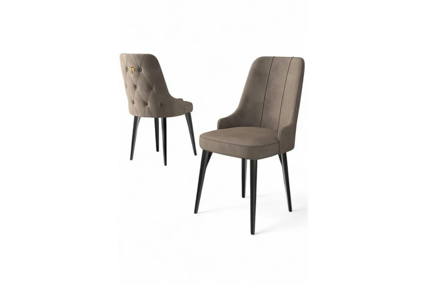 Matstol Jebi Cappuccino / svart - Cappuccino / svart