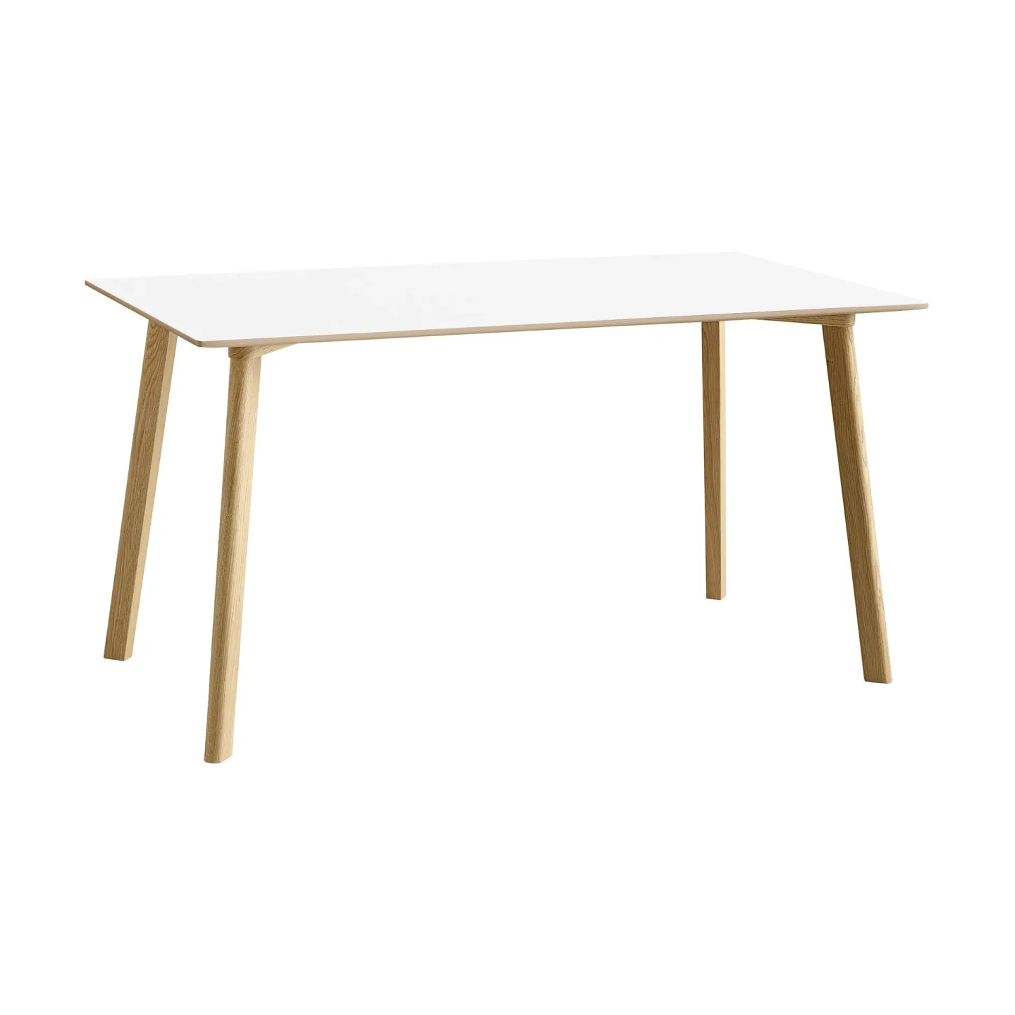 HAY CPH210 Deux 2.0 bord 75x140 cm Pearl white-lacquered oak