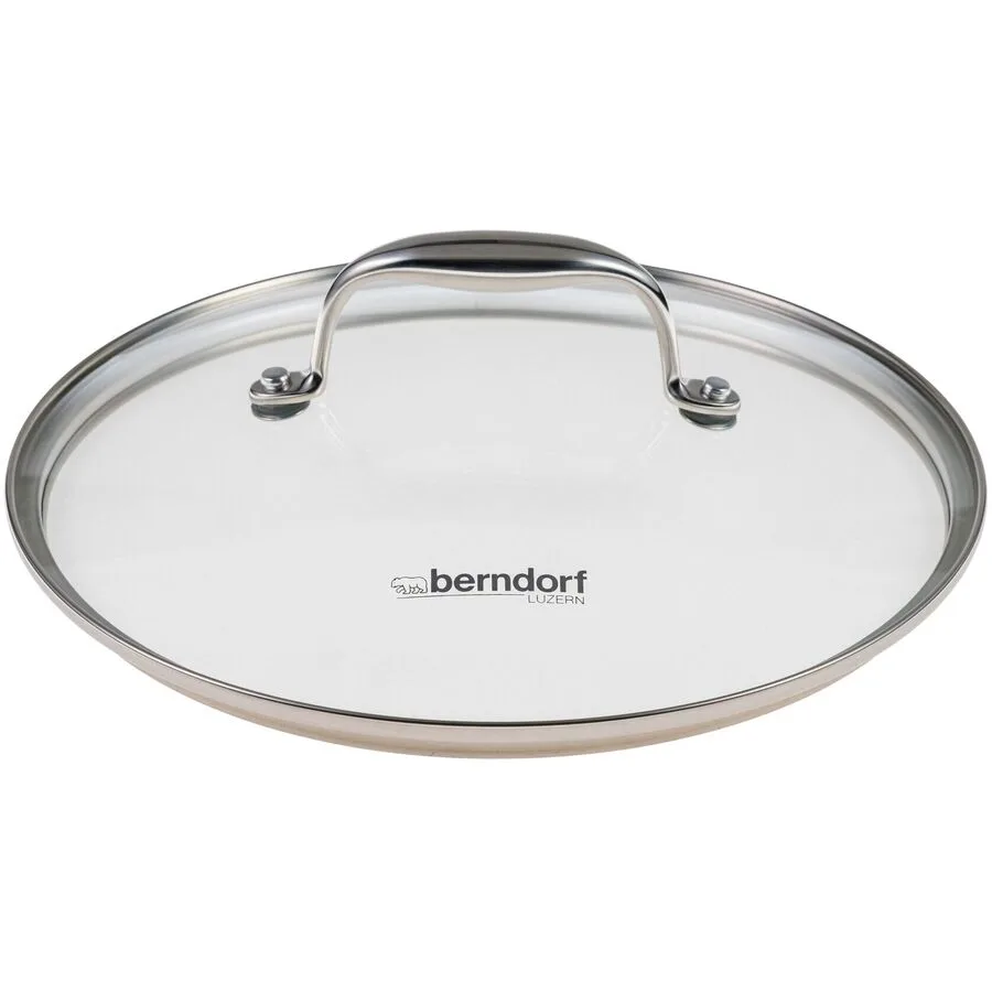 Berndorf Deckel Cellresist Ceramic Transparent Edelstahl/Glas 22 cm