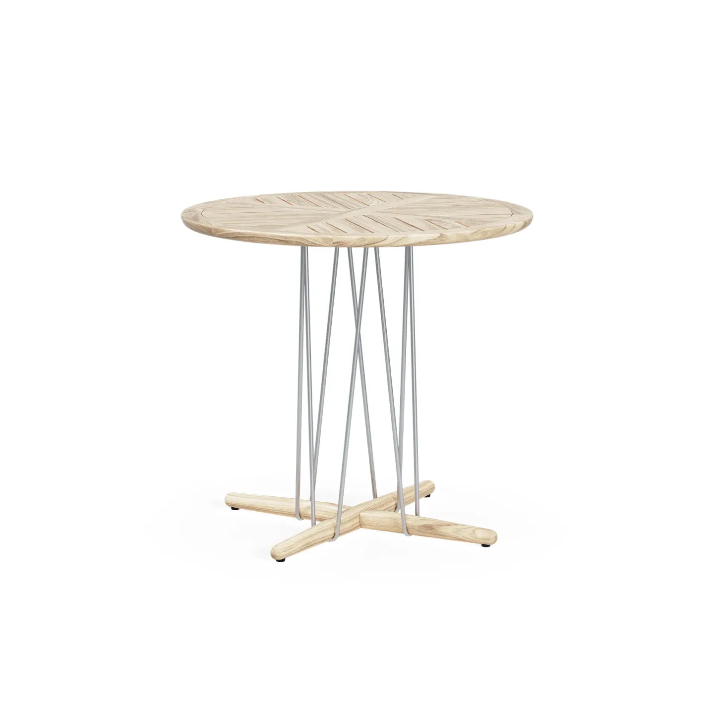 Carl Hansen & Søn Embrace Outdoor table Ø80 cm Teak obehandlad