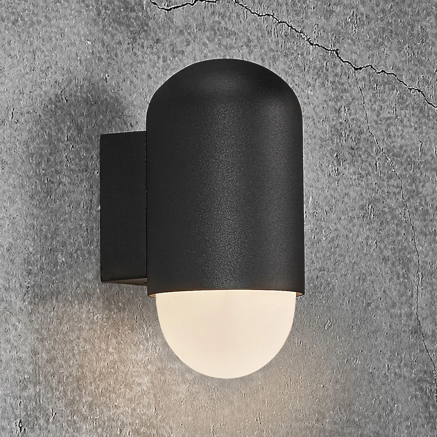 Heka Vegglampe Black - Nordlux - Moderne - Metall - Med en lyskilde