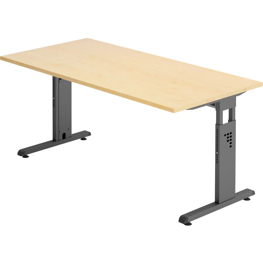 Schreibtisch Office Ahorn 2 mm ABS-Kante B 160 T 80 cm