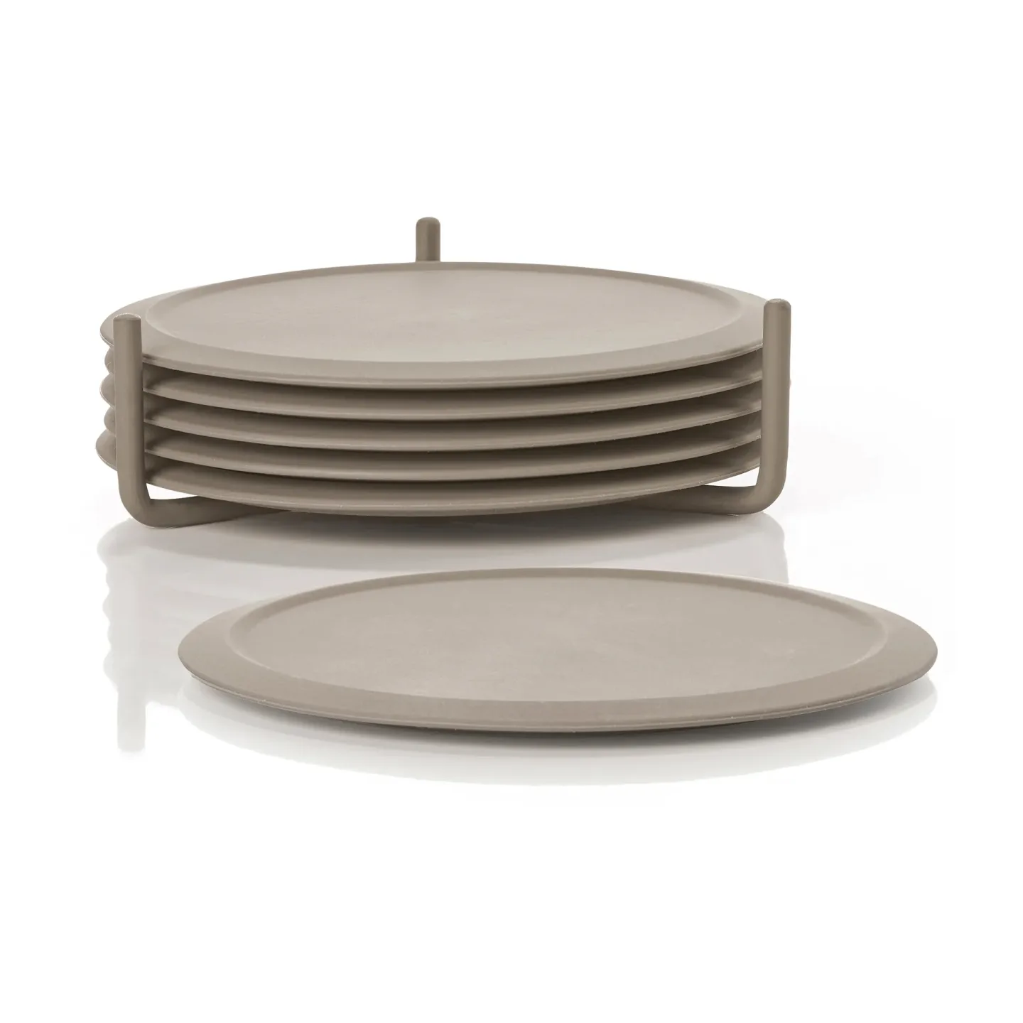 Zone Denmark Singles Glasuntersetzer mit Halter Taupe