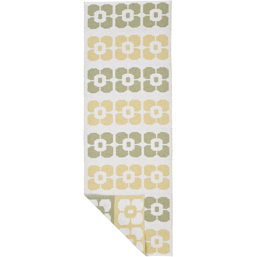 HORREDSMATTAN Outdoor-Teppich Florian Gelb Polyester 70 cm 400 cm