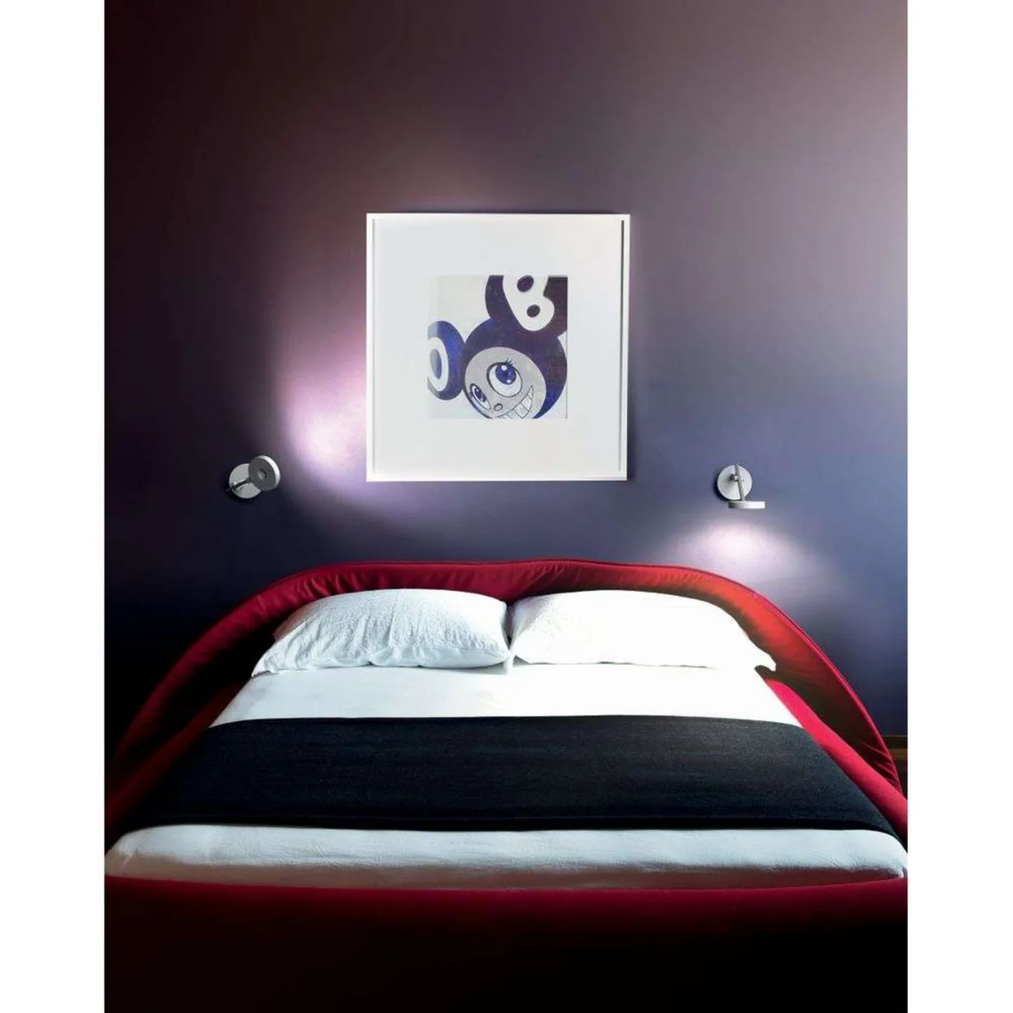 String W0 Wandlampe, DTW, matt/schwarz/silber - Rotaliana - Wohnzimmer - Aluminium