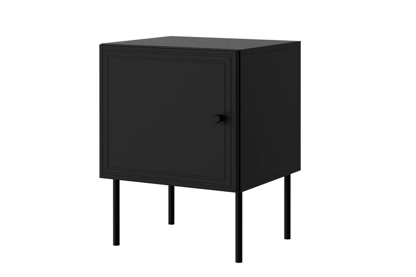 Laholm Sängbord 45 cm - Svart