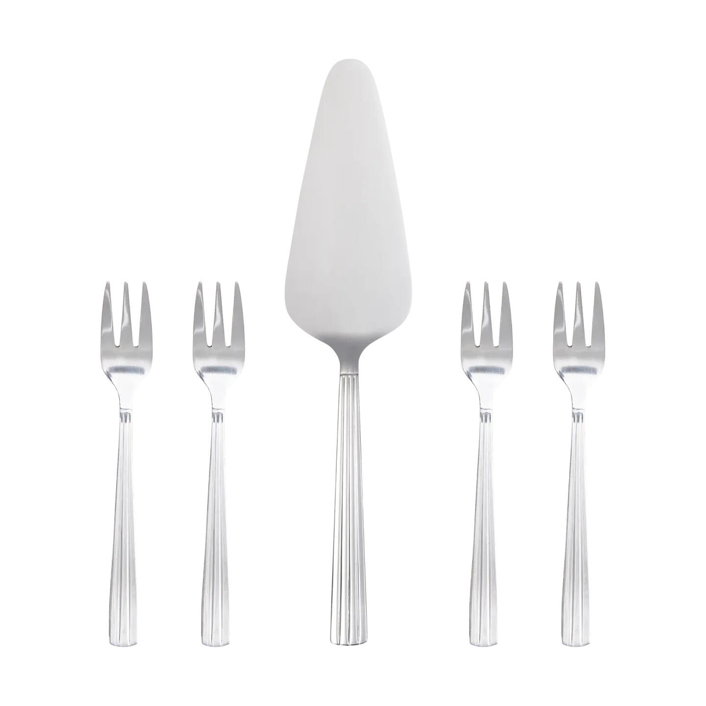 Aida Groovy Kuchenbesteck Set 5-teilig Edelstahl
