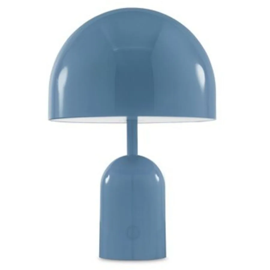 Tom Dixon Tischlampe Bell hellblau - Material: Kunststoff - LED - Lichtfarbe: Warmweiss - LED Energiesparlampen