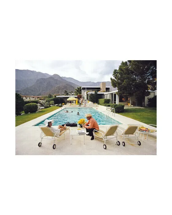 Poolside Interruption