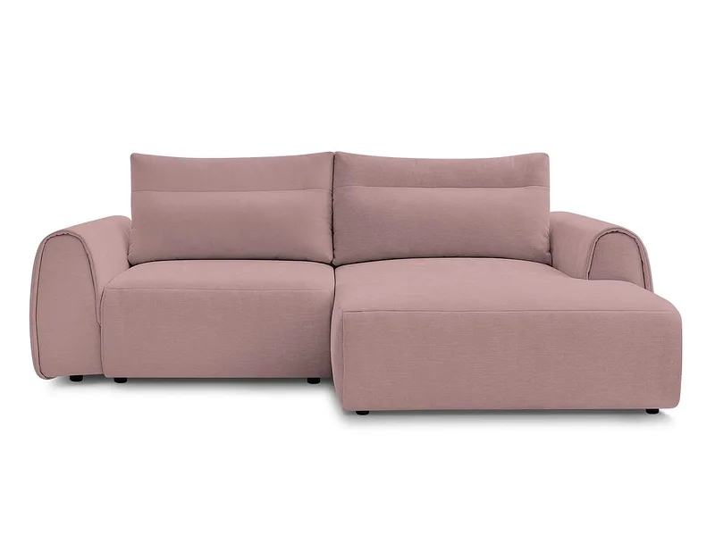 Ecksofa BOBOCHIC ADEN Stoff rosa