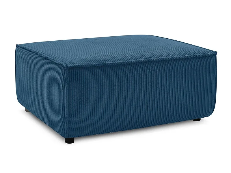 Hocker BOBOCHIC NIHAD 70x100x44cm cord-stoff dunkelblau