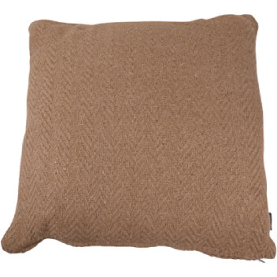 Zierkissen Kent camel Baumwolle B 45 T 45 cm