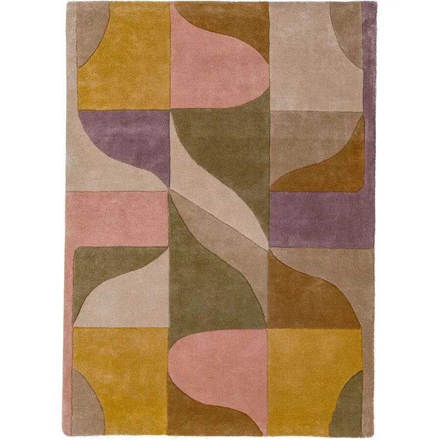 Teppich Iria MEHRFARBIG Anderes Muster 100% Viskose 140 x 200 cm