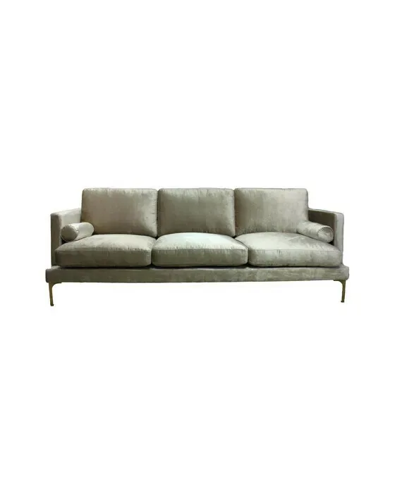Bonham Sofa 3-seater Oatmeal/Brass