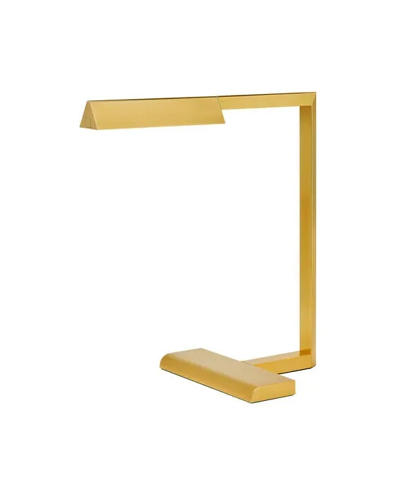 Dessau 16" Table Lamp Natural Brass
