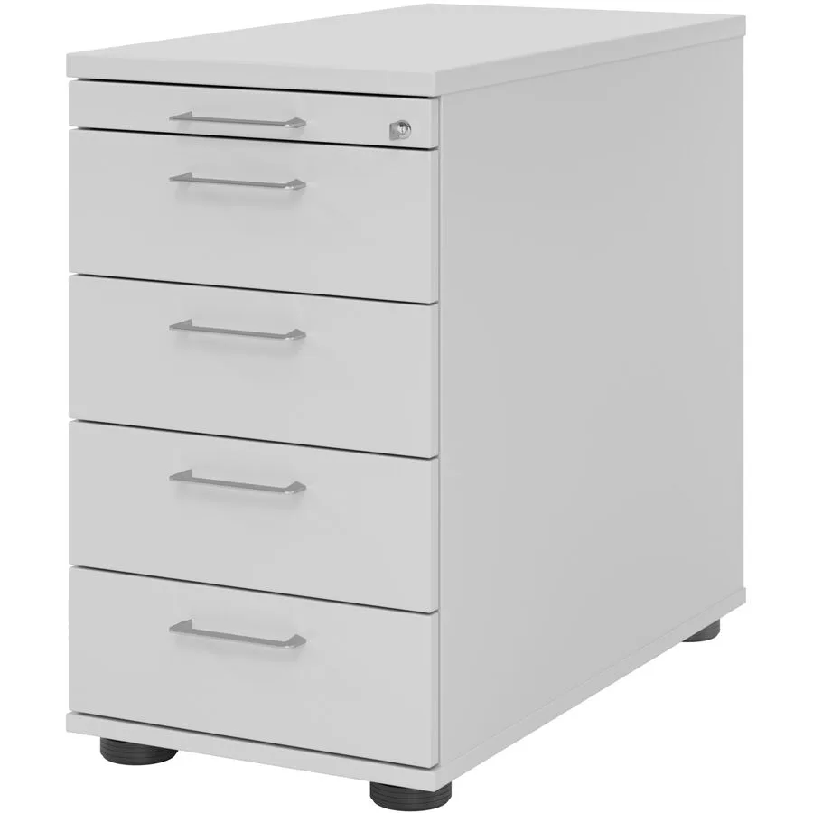 Standcontainer Office grau Holzwerkstoff B 42.8 H 76 cm