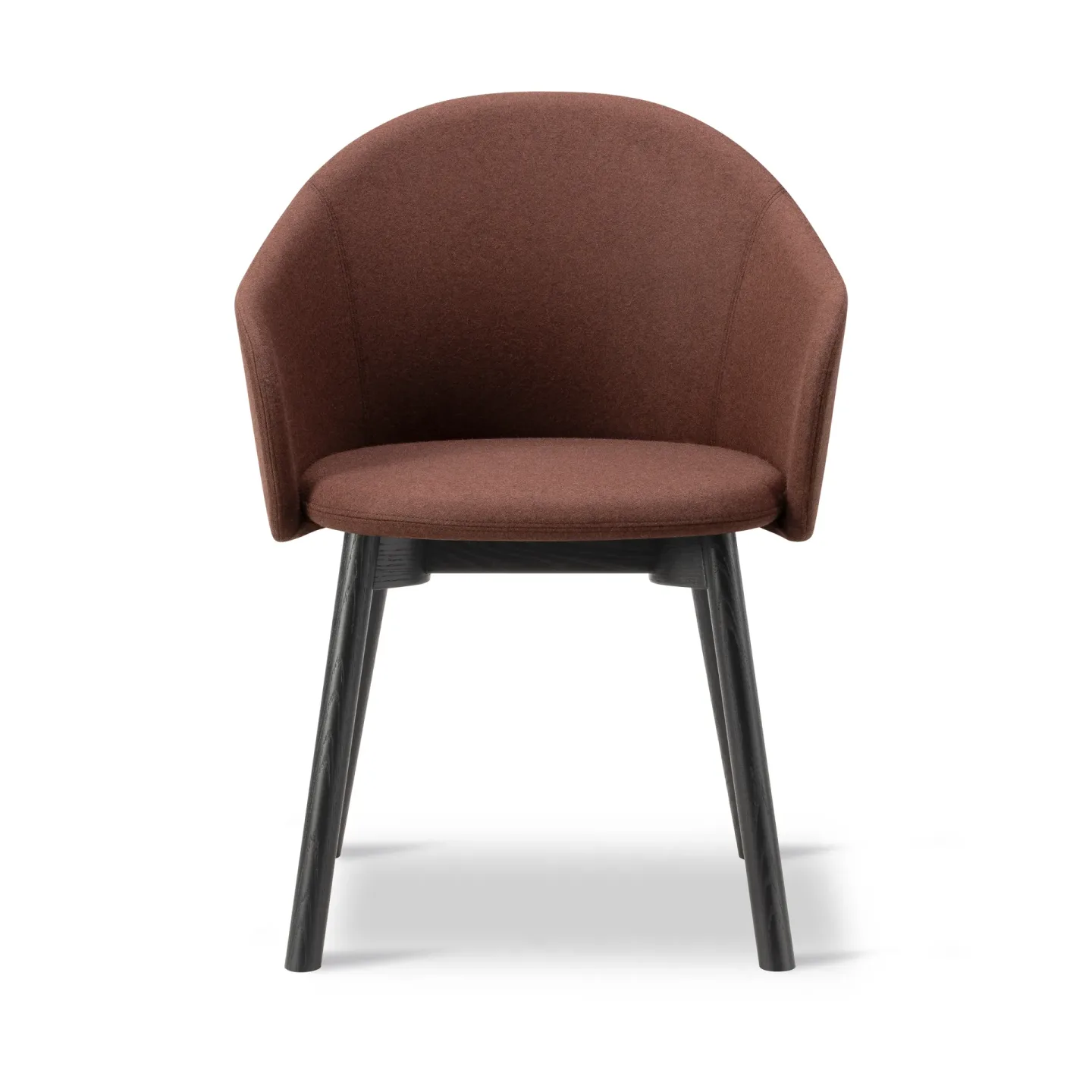 Fredericia Furniture Gomo Armchair karmstol wood base Blazer CUZ4D Dunalk-svartlackerad ek