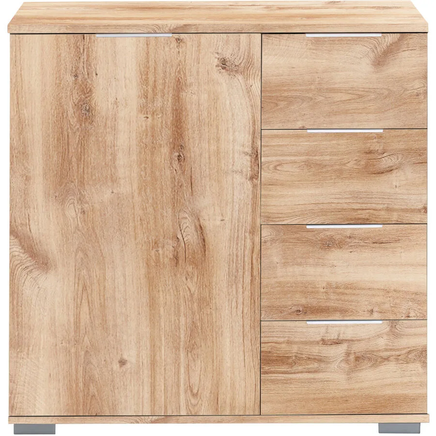 Kommode Peyton A Plankeneiche Holzwerkstoff B 81 H 83 cm