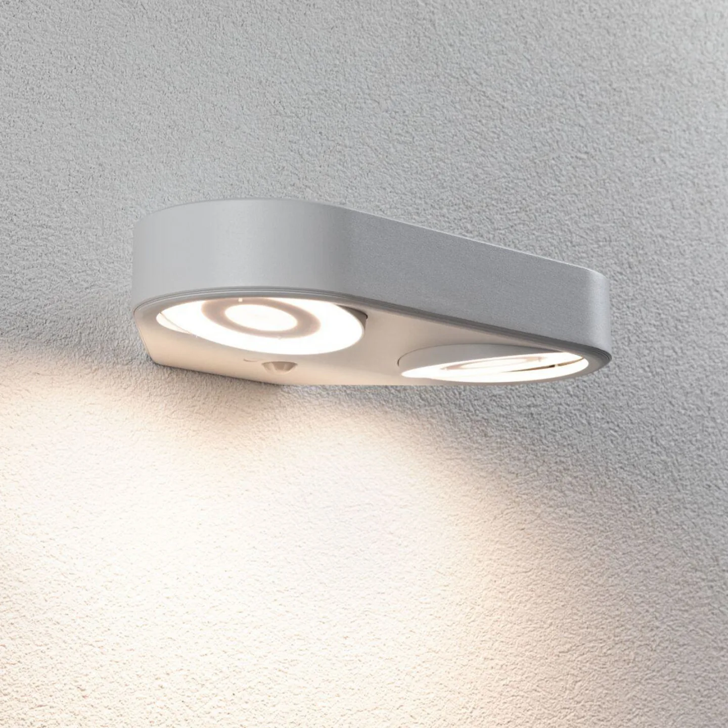 Silma 2 Udendørs Væglampe m/Sensor SWR Hvid - Paulmann - Moderne - Aluminium - Rund