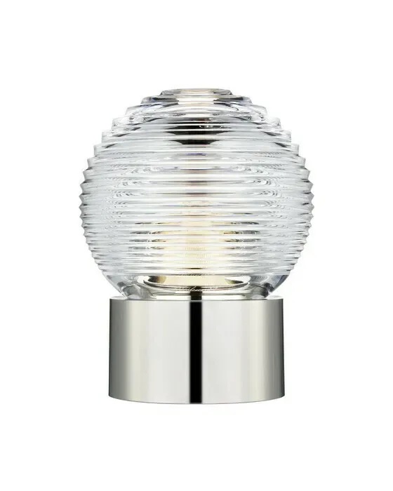 Circon 7" Rechargeable Accent Lamp Polished Nickel