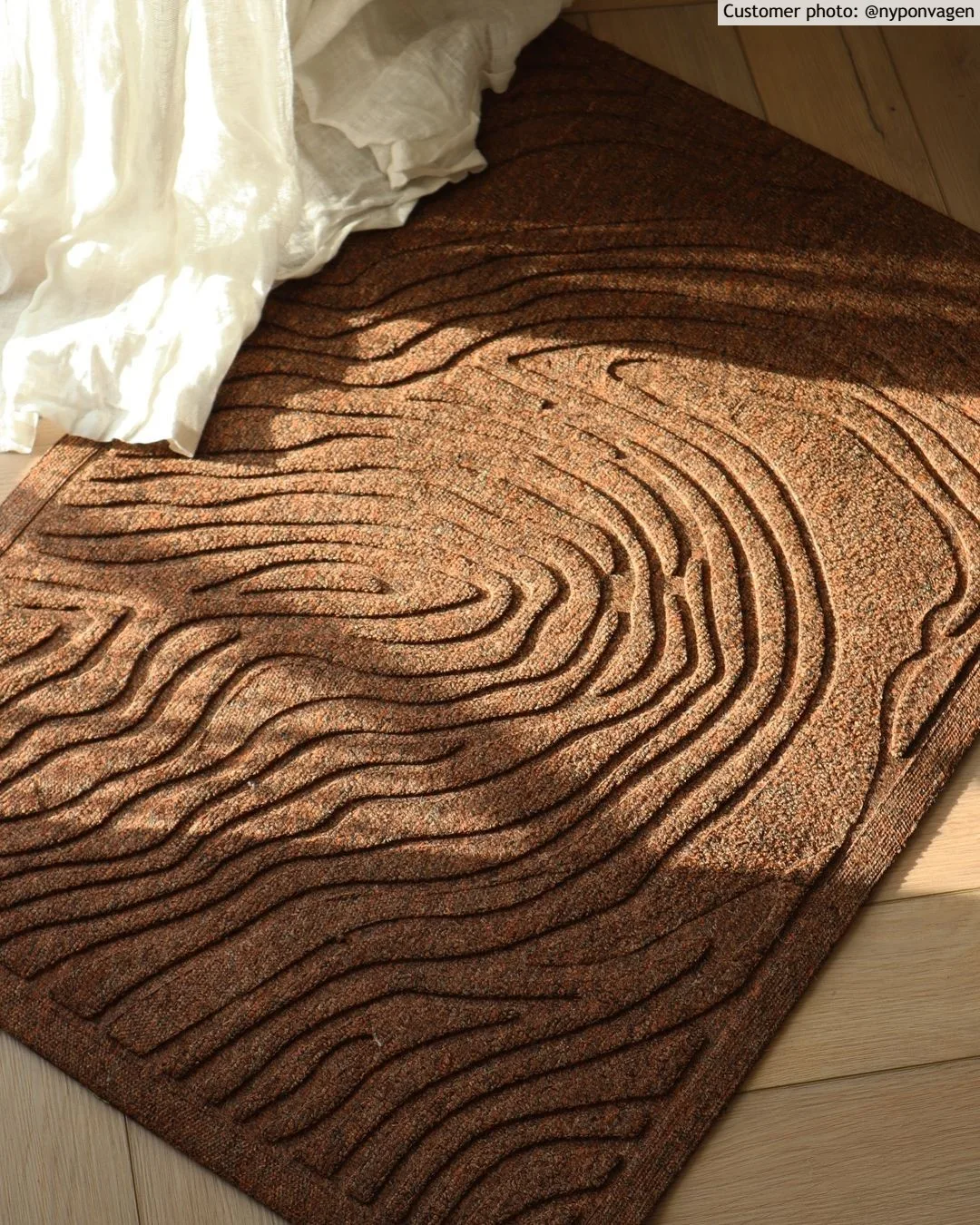 Dørmatte - Tessa (sand) (Størrelse: 60 x 90 cm)